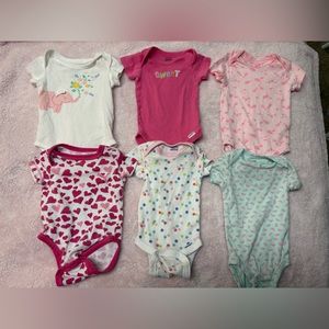 0-3 Month Baby Bodysuit Bundle